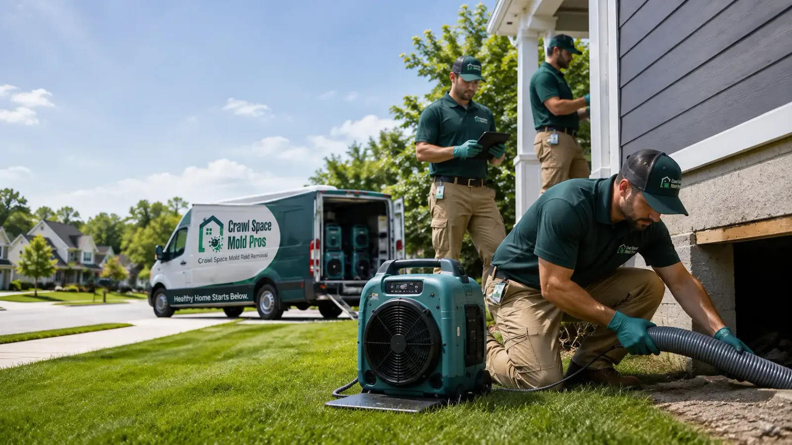 Crawl Space Mold Removal in Andover, NY